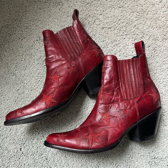 Old Gringo Red Star Ankle Boots - Picture 2 of 15